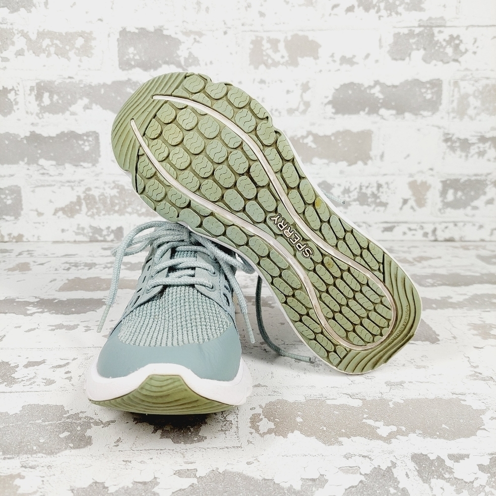 Sperry Seas Gray Lace Up Comfort Lightweight Sport Athletic Sneakers M539 - Picture 7 of 10